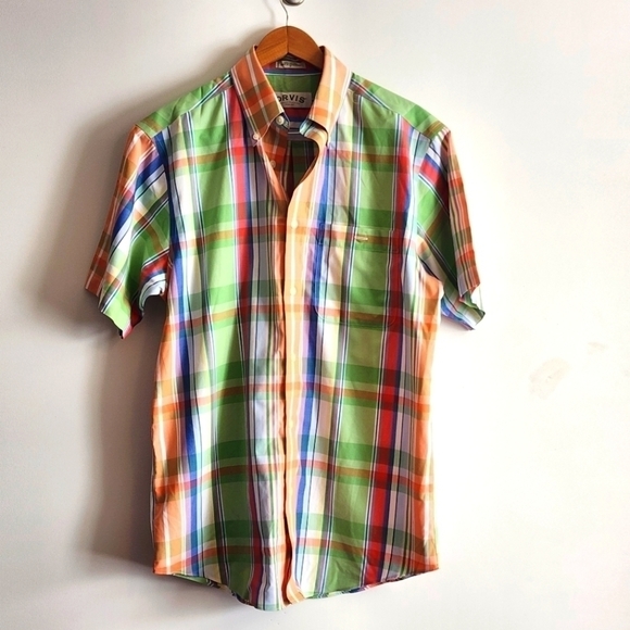 Orvis Plaid Shortsleeve Shirt - Picture 1 of 3